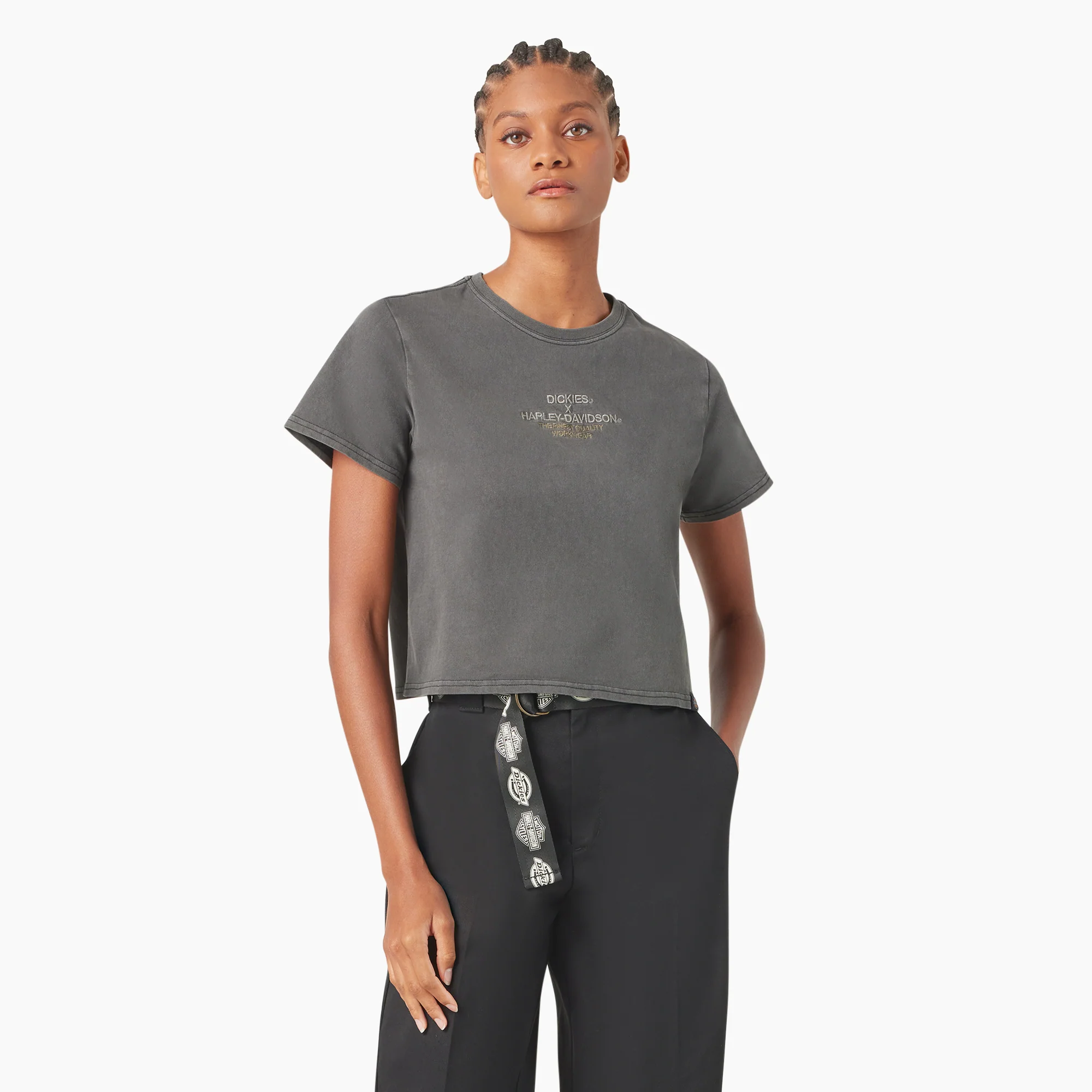 Dickies x Harley-Davidson Women’s Vintage Softail Cropped T-Shirt