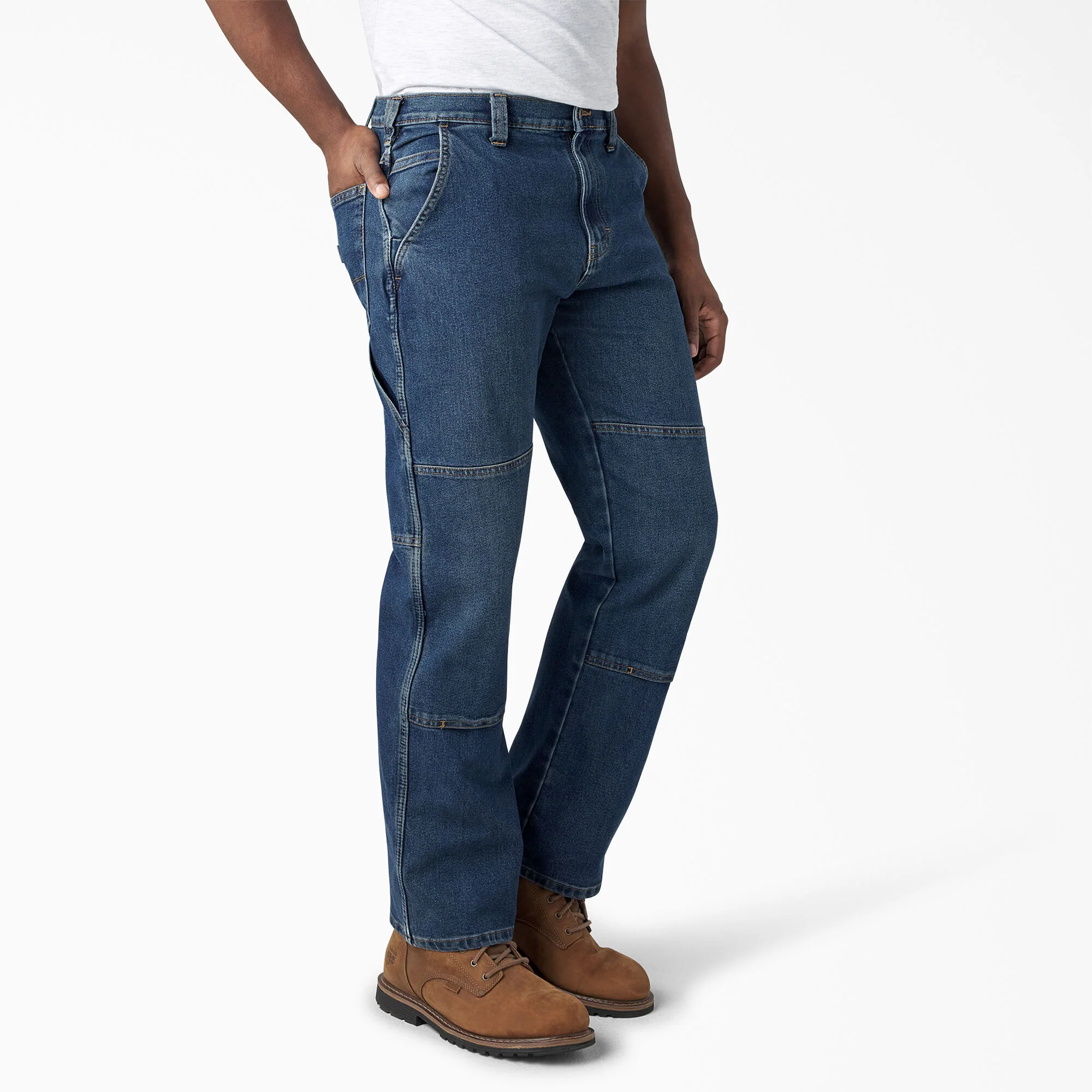 FLEX Relaxed Fit Double Knee Jeans - Image 4