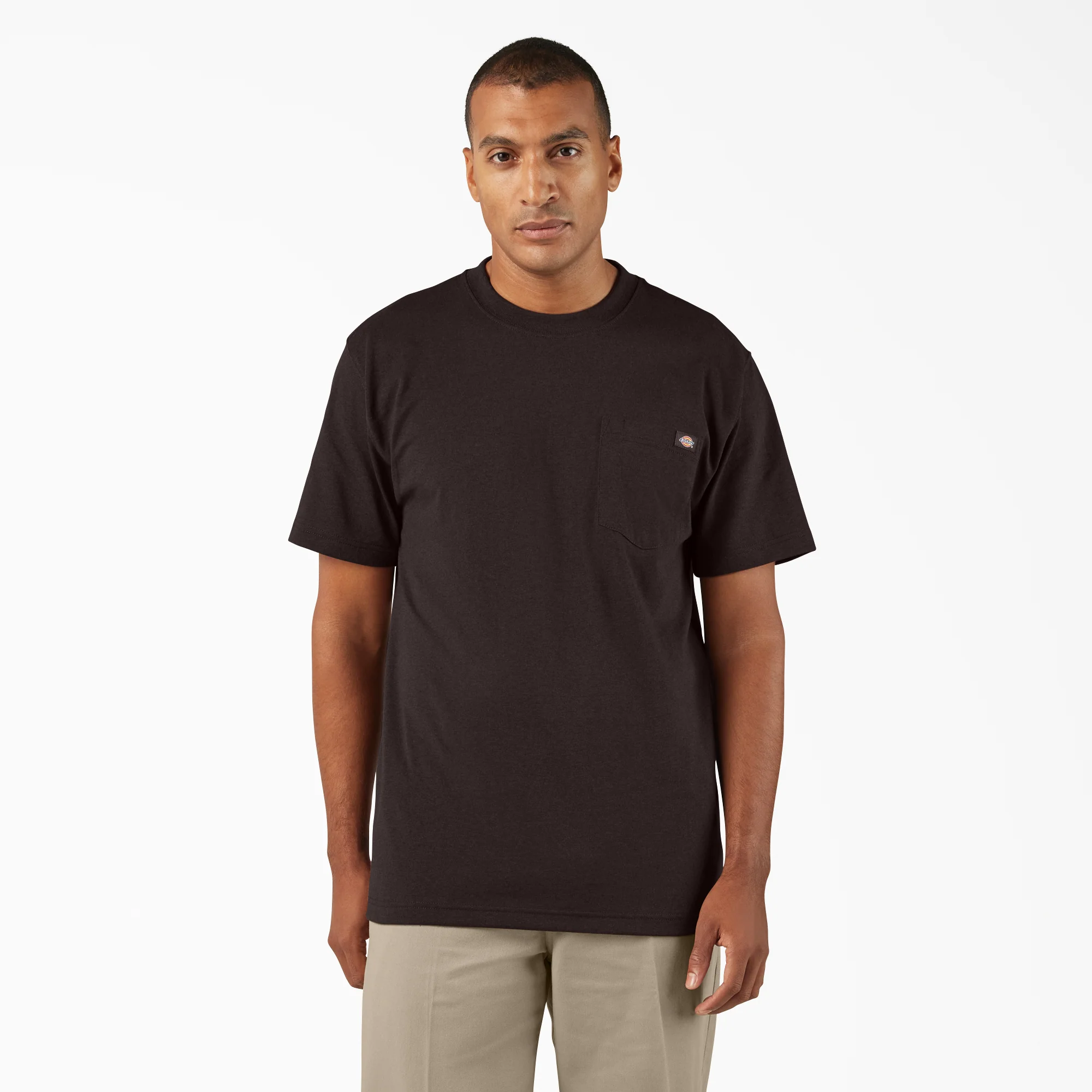 Heavyweight Heathered Short Sleeve Pocket T-Shirt