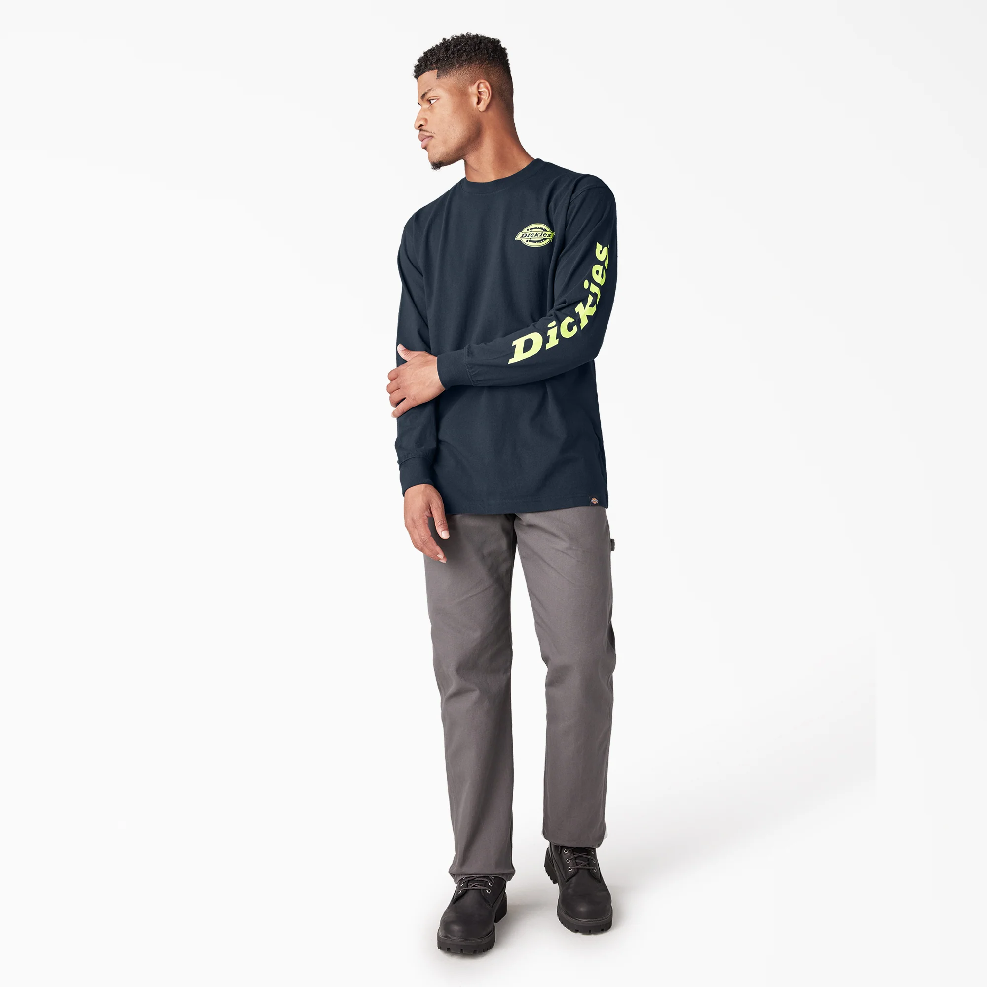 Long Sleeve Heavyweight Logo T-Shirt - Image 5