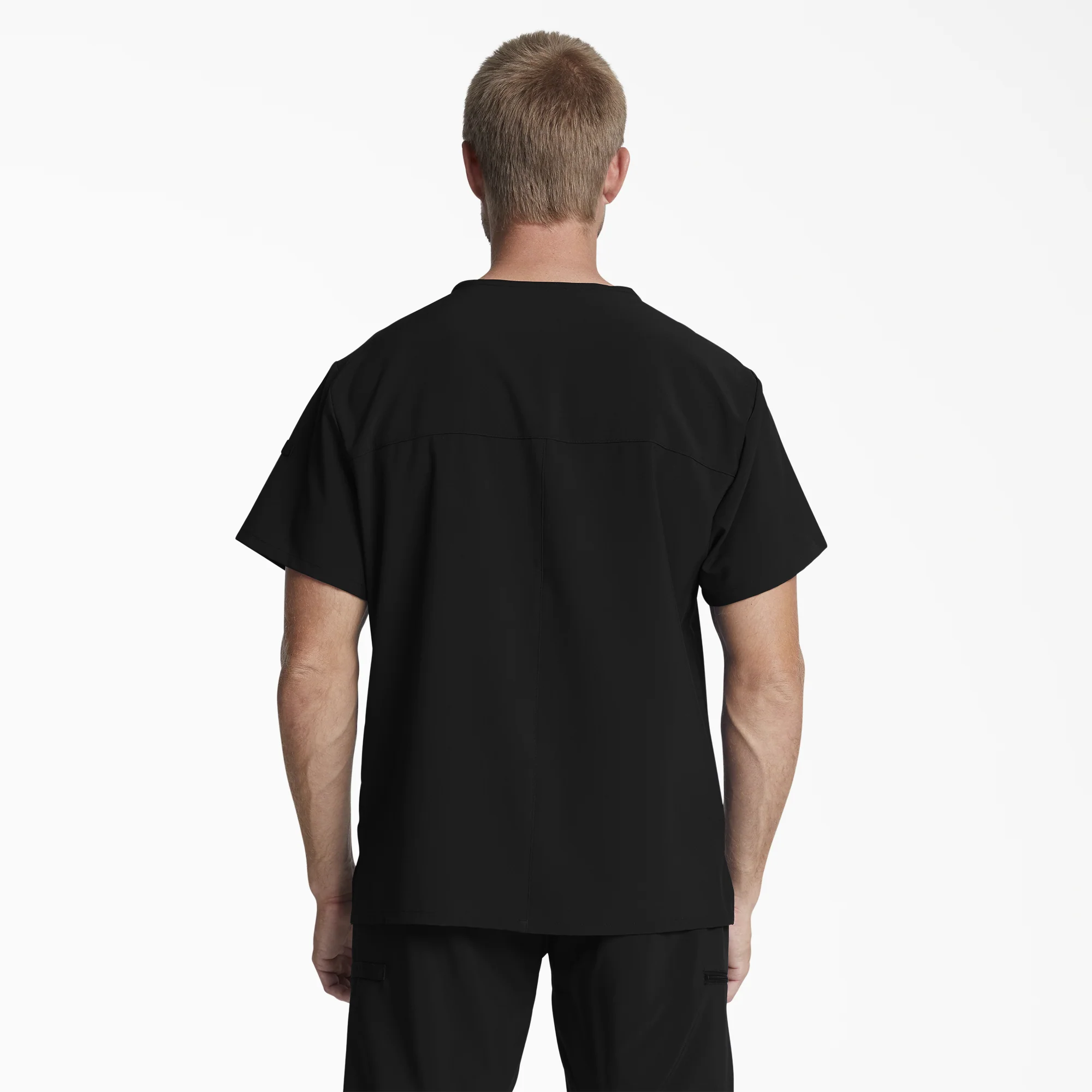 Men's EDS Essentials Tuckable V-Neck Scrub Top - Image 2