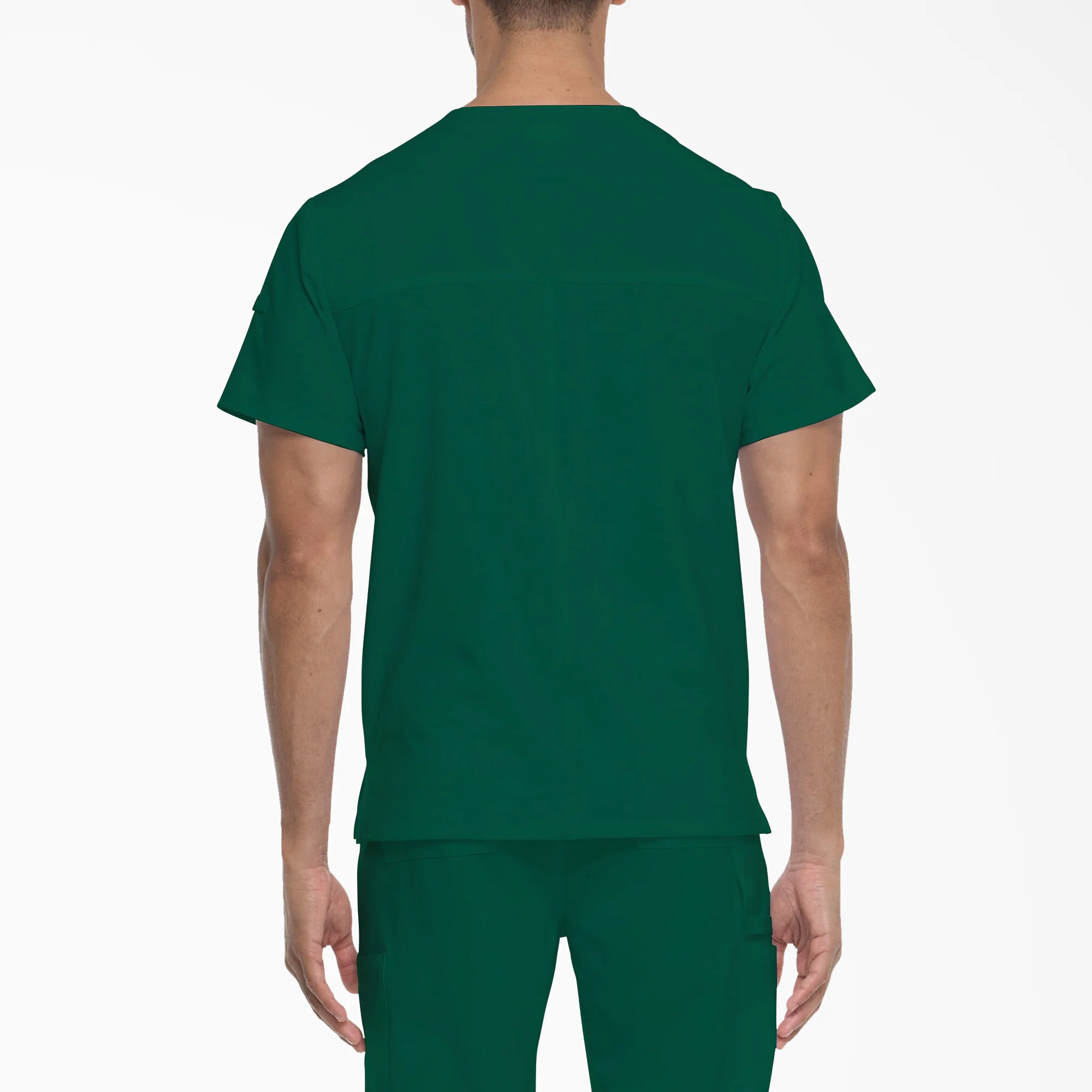 Men's EDS Essentials Tuckable V-Neck Scrub Top - Image 2