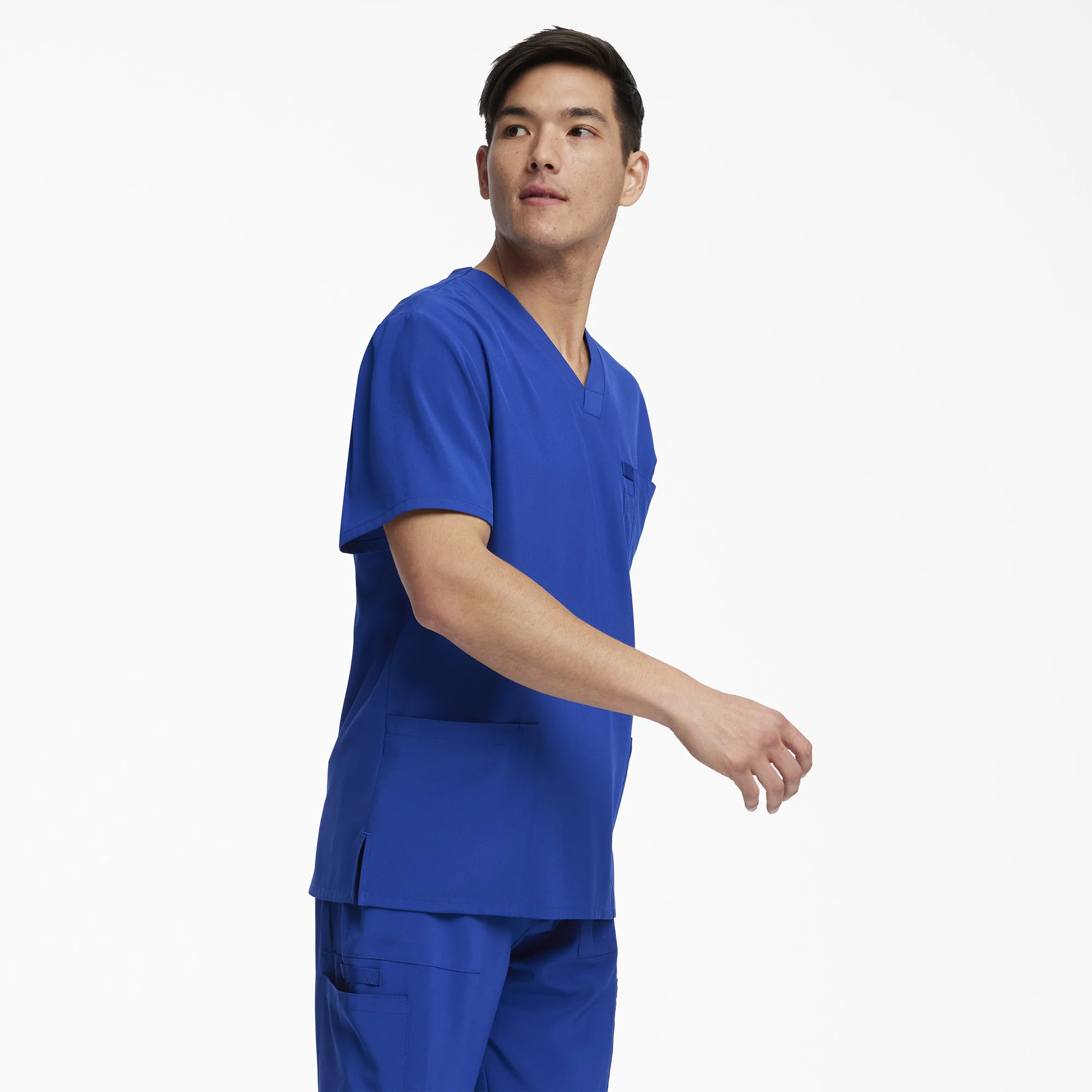 Men's EDS Essentials V-Neck Scrub Top - Image 3