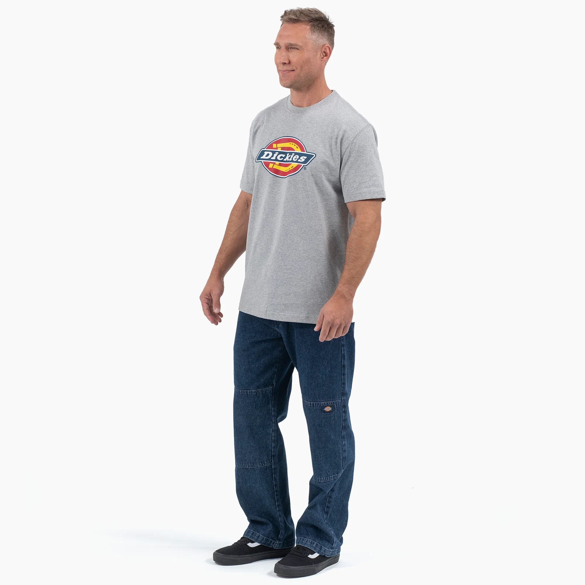 Short Sleeve Tri-Color Logo Graphic T-Shirt - Image 3