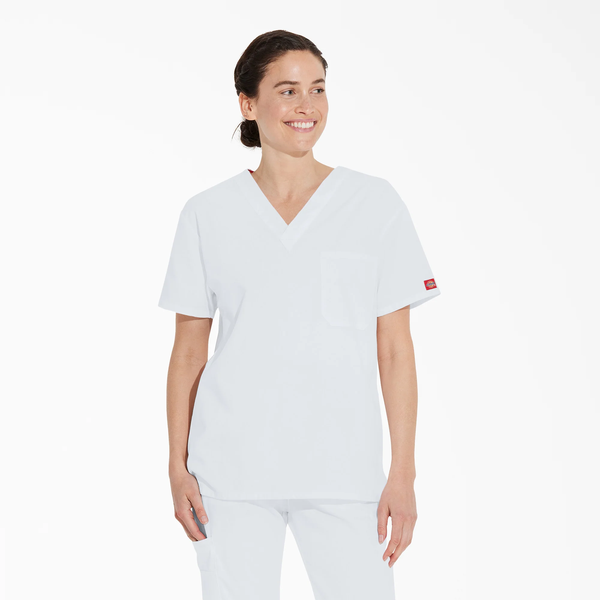 Unisex EDS Signature V-Neck Scrub Top