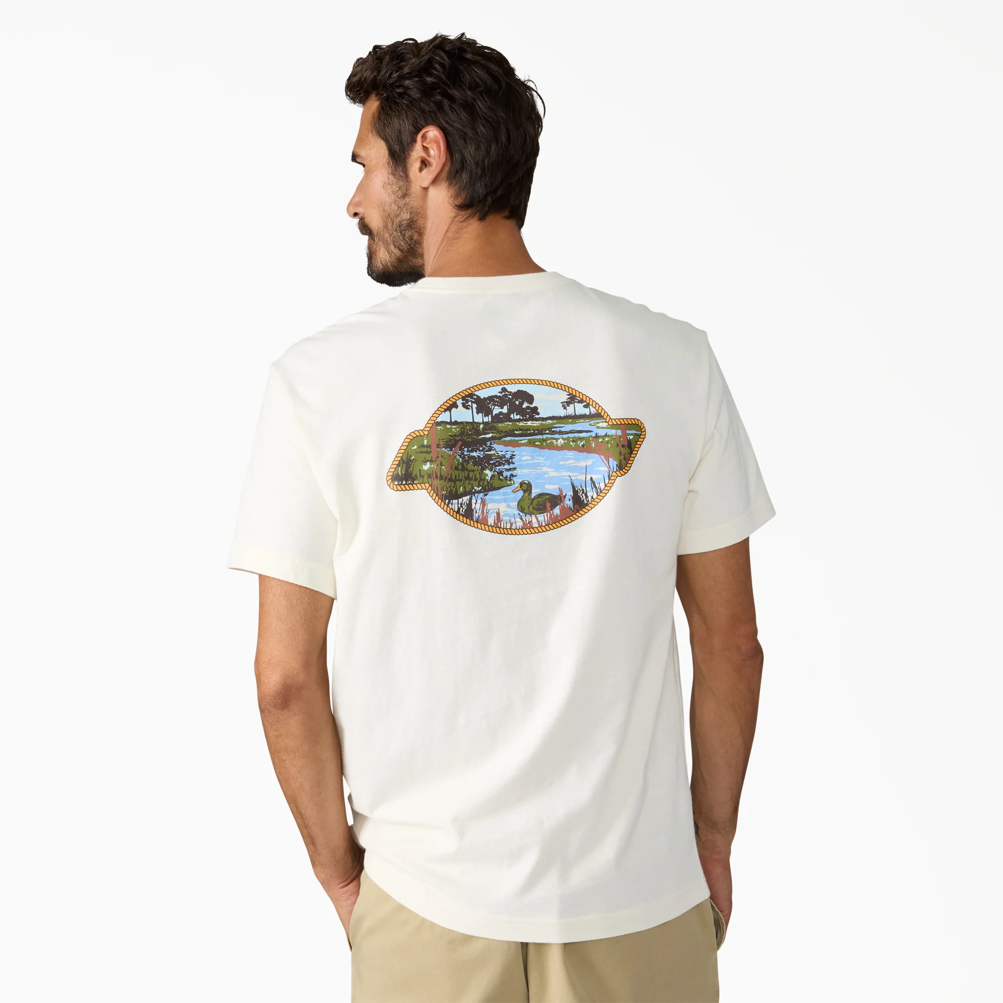 Wetlands Short Sleeve Graphic T-Shirt - Image 2