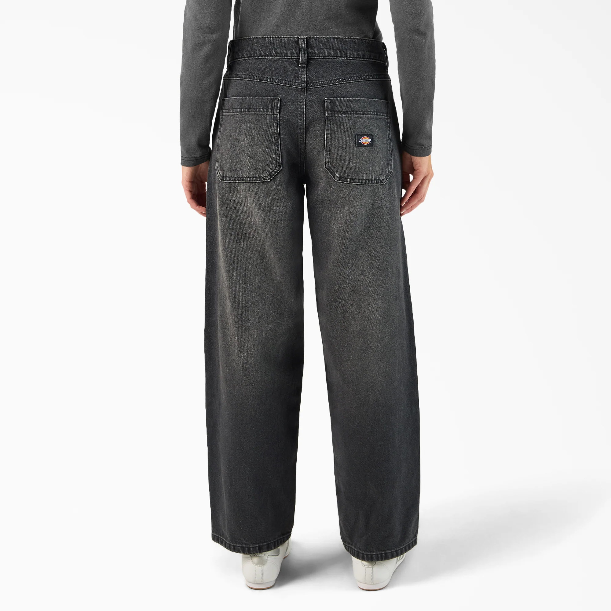 Women’s Loose Fit Double Knee Jeans - Image 2
