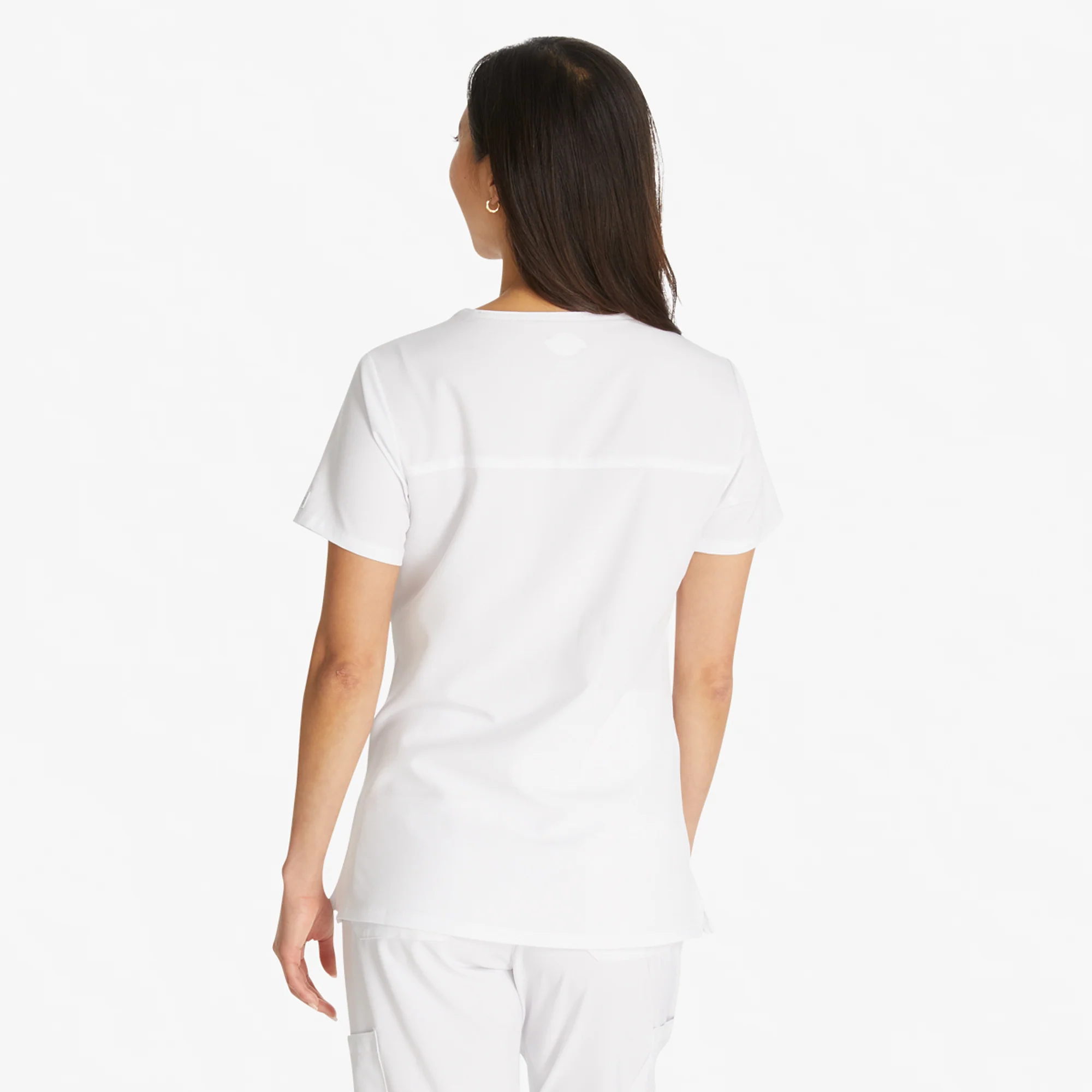 Women's EDS Essentials Mock Wrap Scrub Top - Image 3
