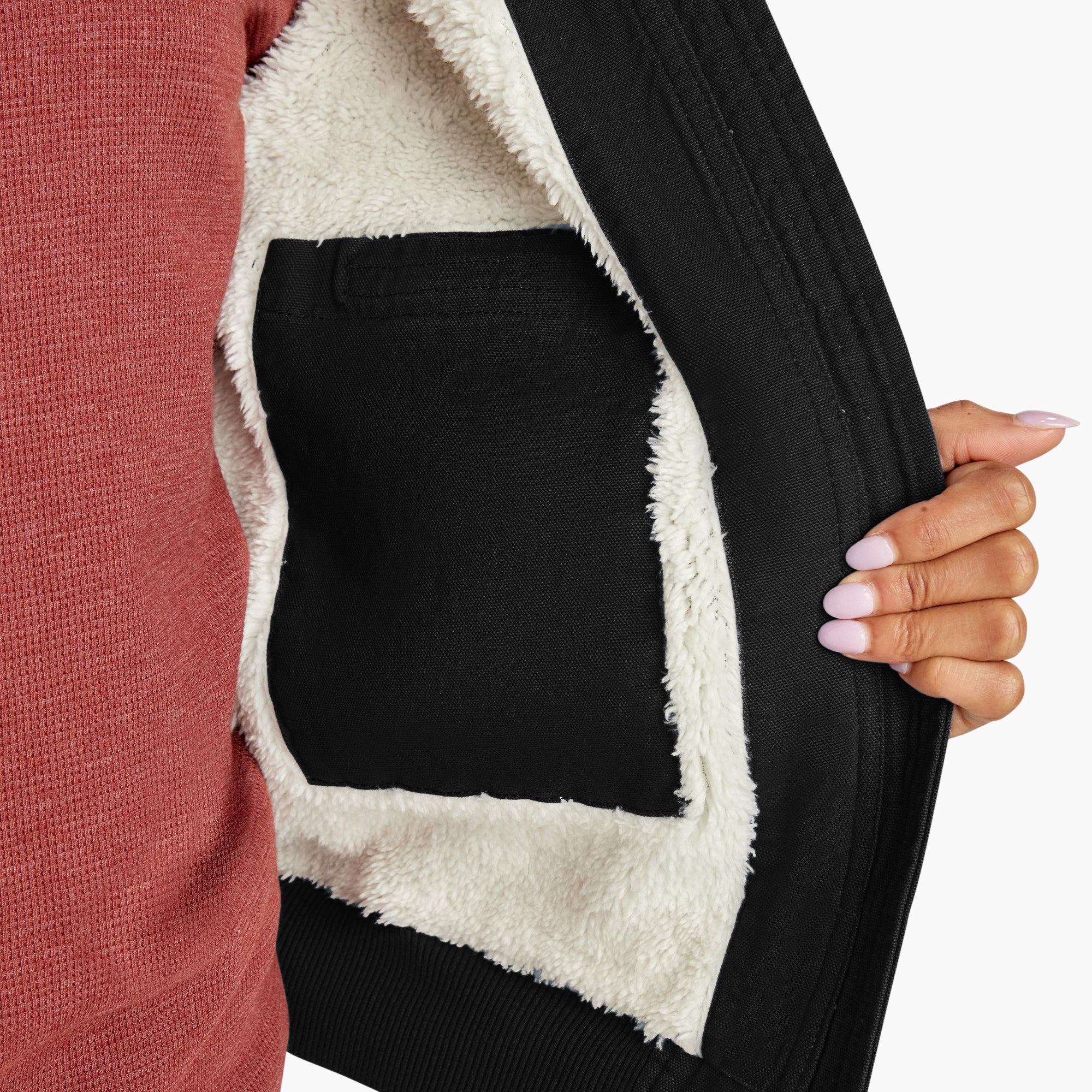Women's Fleece Lined Duck Canvas Jacket - Image 5
