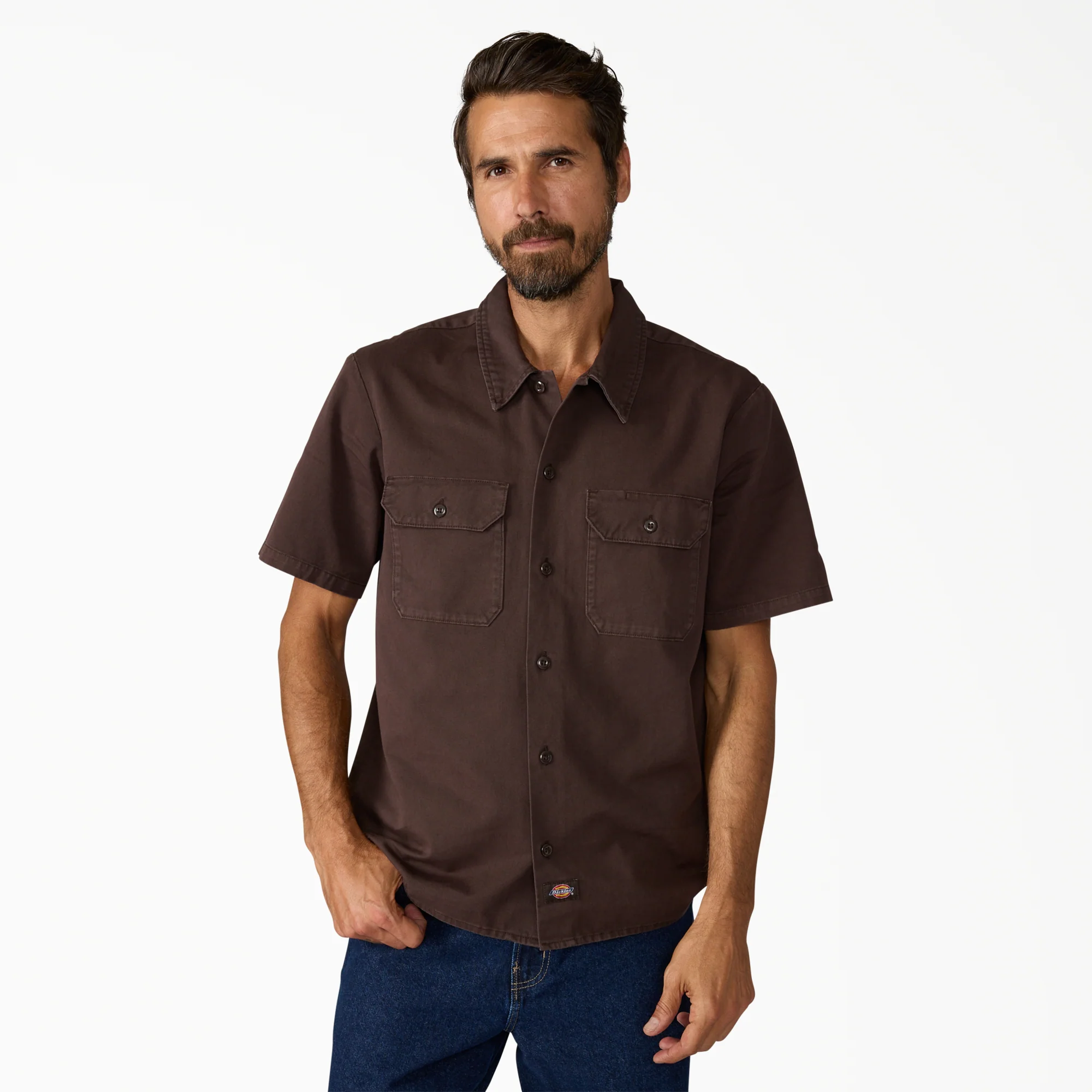 Worn In Lightweight Solid Work Shirt