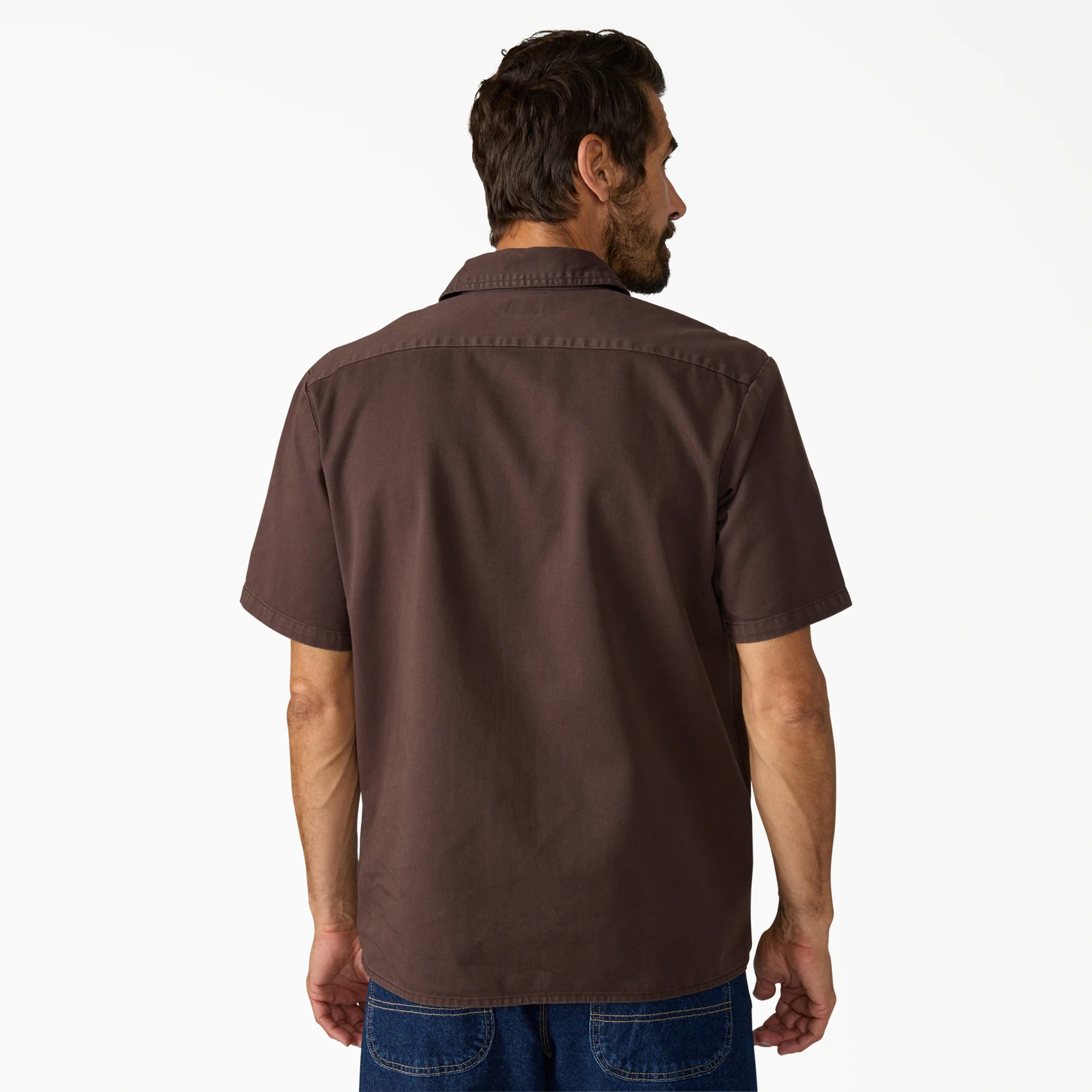 Worn In Lightweight Solid Work Shirt - Image 2