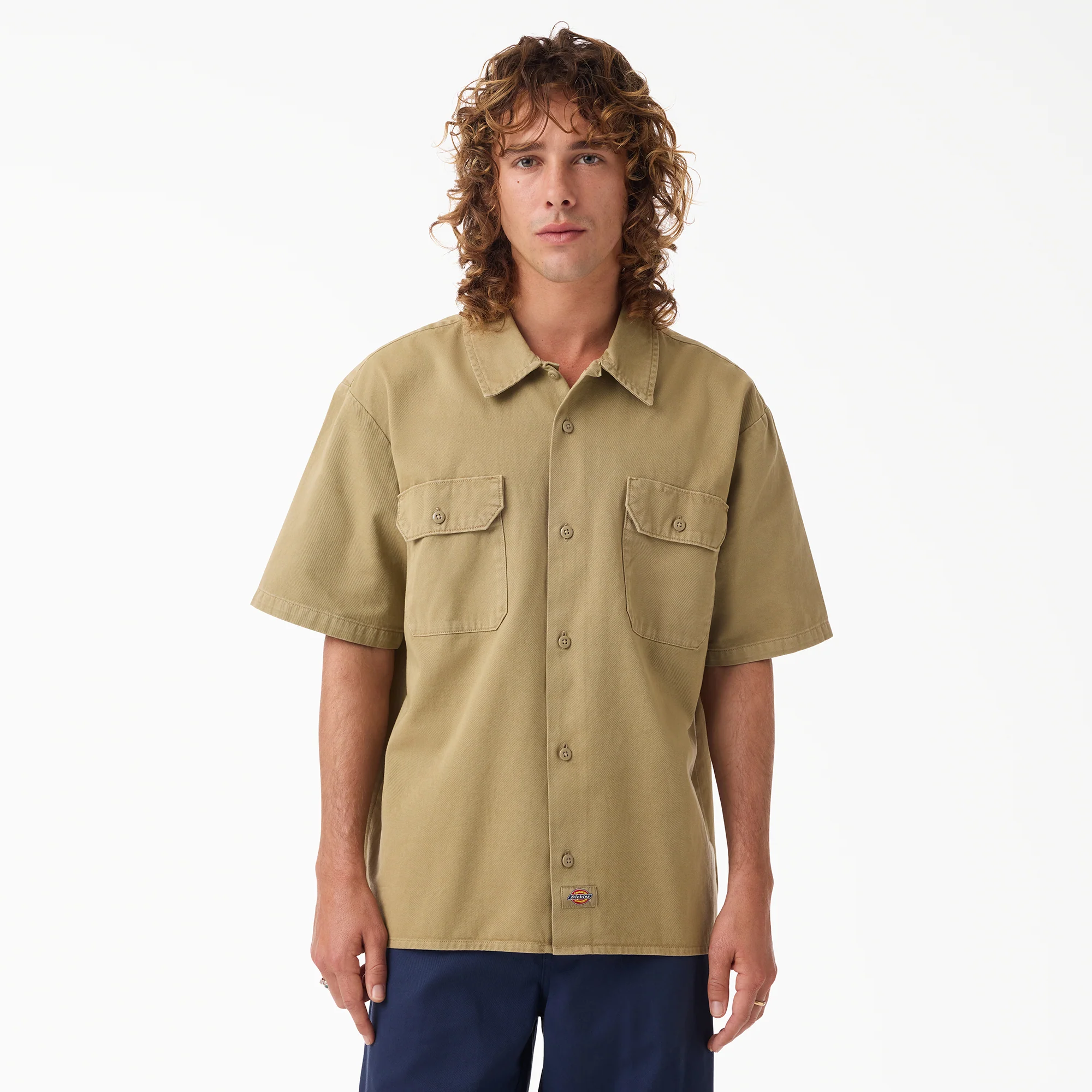 Worn In Lightweight Solid Work Shirt